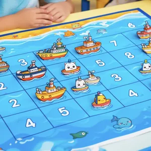 Imagem de capa para o Ebook Batalha naval da multiplicação