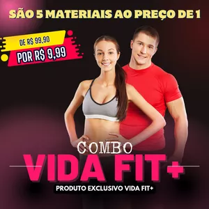 Imagem de capa para o Ebook Combo Vida Fit +