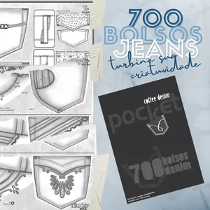 Imagem de capa para o Ebook Pocket 700 Bolsos Denim