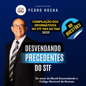 Imagem de capa para o Ebook Ebook Desvendando Precedentes do STF 2025