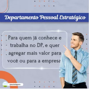 Imagem de Departamento pessoal focado nas estratégias. criado por Daniel na hotmart