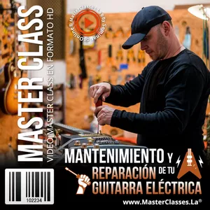 Imagen de portada para Curso online Mantenimiento y Reparación de tu Guitarra Eléctrica