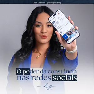 Imagem de capa para o Curso online Constância nas redes sociais