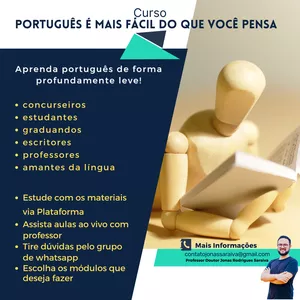 Imagem de Curso: Português é mais fácil do que você pensa criado por Jonas Saraiva na hotmart