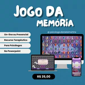 Imagem de capa para o Curso online Coleção Divertida Mente - JOGO DA MEMÓRIA