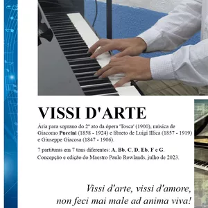 Imagem de capa para o Ebook PARTITURA de VISSI D'ARTE
