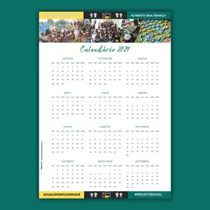 Imagem de capa para o Curso online Calendário 2024 - Projeto Moçambique - Alimente uma Criança
