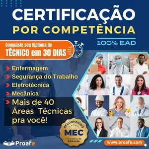 Curso Processo de Certificação por Competência Técnica em 30 dias
