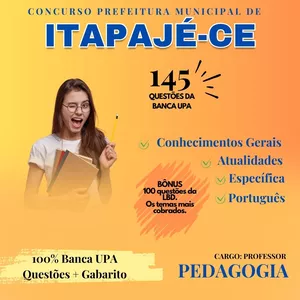 Imagem de capa para o Ebook Apostila de questões da Banca UPA para Professor Pedagogo