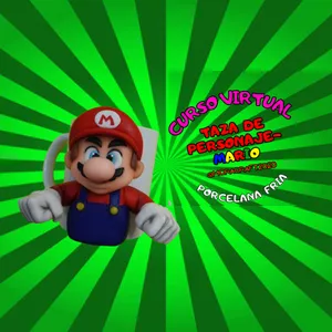 Imagen de portada para Curso online CURSO VIRTUAL TAZAS  PERSONAJE MARIO 