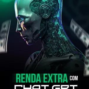 Imagem de capa para o Ebook Renda Extra com Chat GPT: Ganhe dinheiro com inteligência artificial