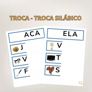 Imagem de capa para o Ebook Troca - Troca Silábico 