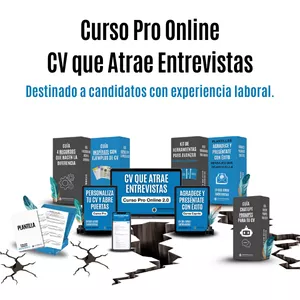 Imagen de portada para Curso online Curso CV que Atrae Entrevistas 