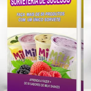 Imagem de capa para o Ebook Sorveteria de sucesso lucrando com sorvetes
