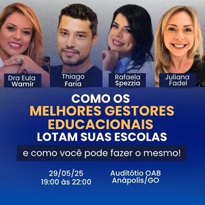 Imagem de capa para o Evento presencial 🎯 O SEGREDO DAS MATRÍCULAS – Imersão Presencial em Anápolis