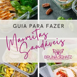 Imagem de capa para o Ebook Guia para Fazer Marmitas Saudáveis