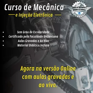 Imagem de capa para o Curso online Mecânica e Injeção Eletrônica para Motos 