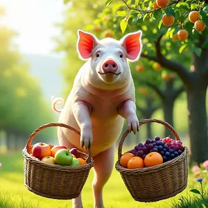 Imagem de capa para o Ebook Pingo e o pomar encantado