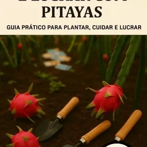 Imagem de capa para o Ebook Como Plantar e Lucrar com Pitayas- Guia Prático Para Plantar, Cuidar E Lucrar