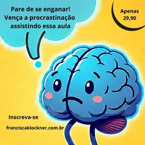 Curso Vencendo a Procrastinação: Estratégias para aumentar seu desempenho e produtividade. ATENÇÃO: Esta aula está inclusa na Jornada: Desmascarando o Impostor. Se você já adquiriu a Jornada, não precisa comprá-la individualmente.