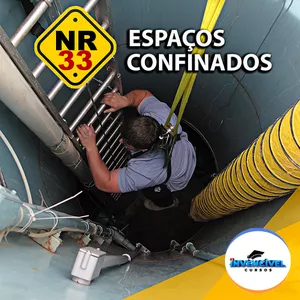 Imagem de capa para o Curso online Curso NR 33 -Espaços Confinados 