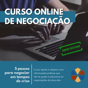 Imagem de capa para o Curso online Curso Online de Negociação - 5 passos para fechar acordos melhores
