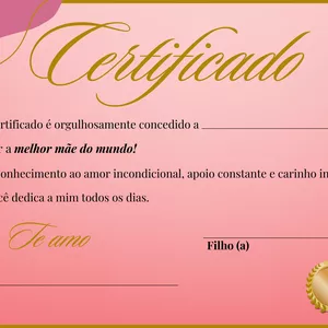Imagem de capa para o Curso online Certificado - melhor mãe do mundo