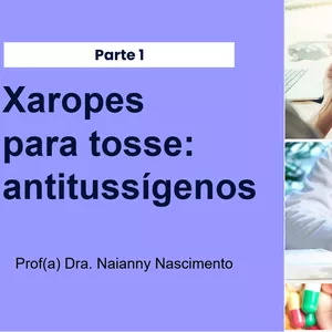 Imagem de capa para o Ebook E-book: Xaropes Antitussígenos