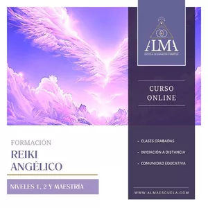 Imagen de portada para Curso online CURSO REIKI ANGÉLICO NIVELES I, II Y MAESTRÍA