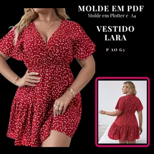 Imagem de capa para o Ebook MOLDE VESTIDO LARA