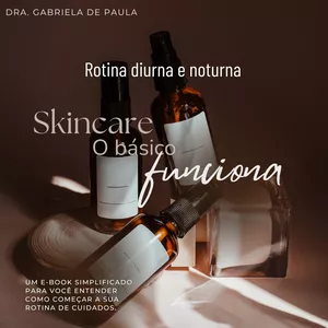 Imagem de capa para o Ebook Skincare - O básico funciona