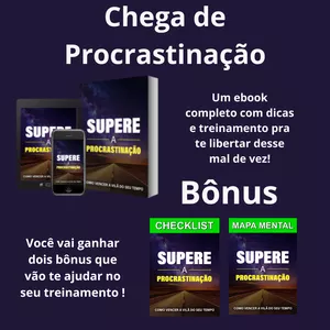 Imagem de capa para o Ebook Superando a Procrastinação