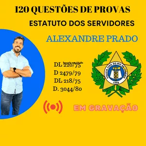 Imagem do curso ESTATUTO PCERJ - CURSO DE QUESTÕES DE PROVAS ANTERIORES