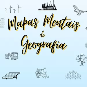 Imagem de capa para o Ebook Mapas Mentais de Geografia