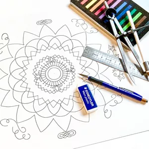 Imagem de capa para o Curso online Clube das Mandalas