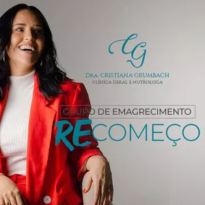 Imagem de capa para o Evento online Grupo de Emagrecimento: RECOMEÇO | Dra Cris Grumbach