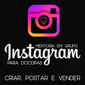 Imagem de capa para o Evento online Instagram Profissional para Doceiras - Criar, Postar e Vender
