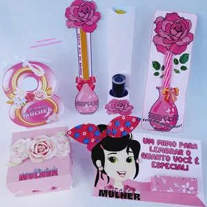 Imagem de capa para o Ebook LEMBRANCINHAS DIA INTERNACIONAL DA MULHER