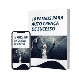 Imagem de capa para o Ebook 10 passos para auto crença de sucesso 
