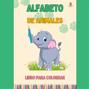 Imagen de portada para Ebook Libro Para Colorear "Alfabeto de Animales"