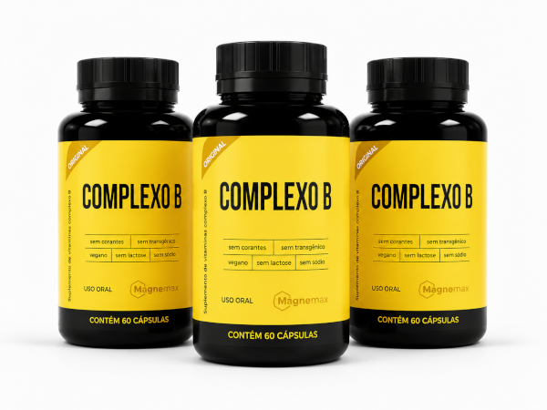 Kit 3 Complexo B 60 Cápsulas