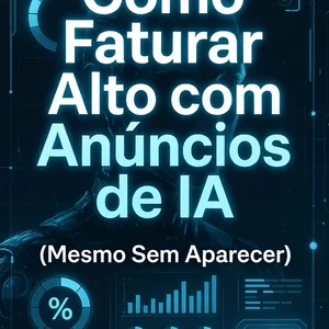 Imagem de capa para o Ebook 🚀 Fature Alto com Anúncios IA (Sem Aparecer)