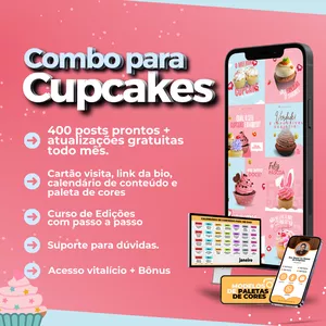 Imagem do curso Combo para Cupcakes 