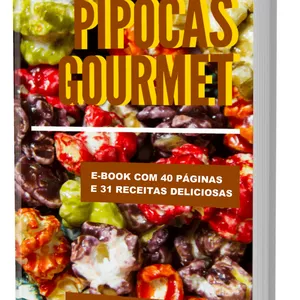 Imagem de capa para o Ebook Pipoca Gourmet