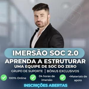 Imagem de capa para o Curso online Imersão SOC 2.0