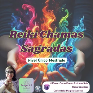 Imagem de capa para o Curso online Curso Reiki Chamas Sagradas - Nível Único Mestrado