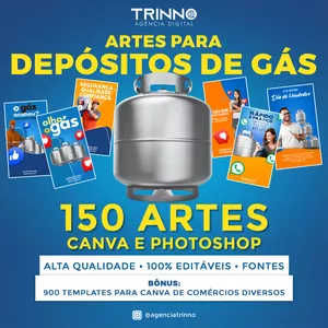 Imagem de capa para o Curso online 150 artes para depósito de gás