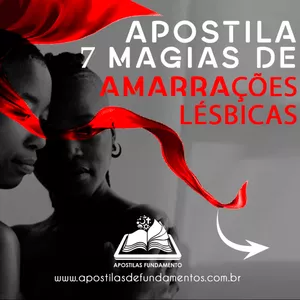 Imagem de capa para o Ebook APOSTILA 7 MAGIAS DE AMARRAÇÃO LÉSBICA