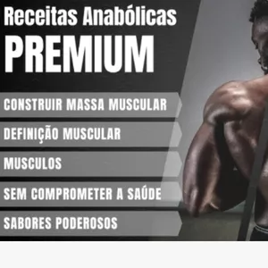 Imagem de capa para o Ebook Receitas Anabólicas Premium