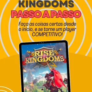Imagem de capa para o Ebook Rise of Kingdoms O COMEÇO PERFEITO ATÉ O KVK 1